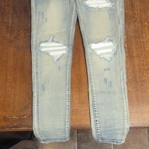 AMIRI Faded Blue Slim Jeans
